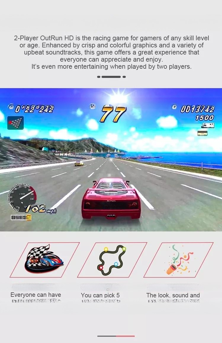 Single Person Coin Operated Car Racing Game Machine With 32inch HD LCD Screen