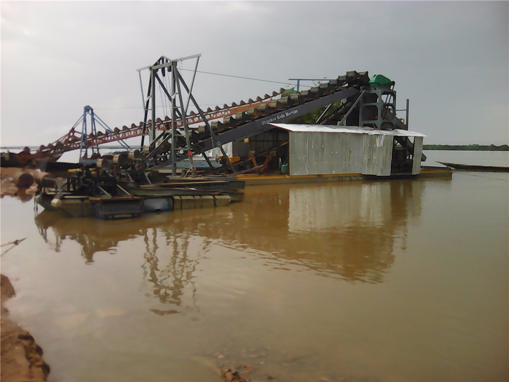 Gravity Separation Chain Bucket 60m3 Sand Dredging Boat Bucket Gold Dredge
