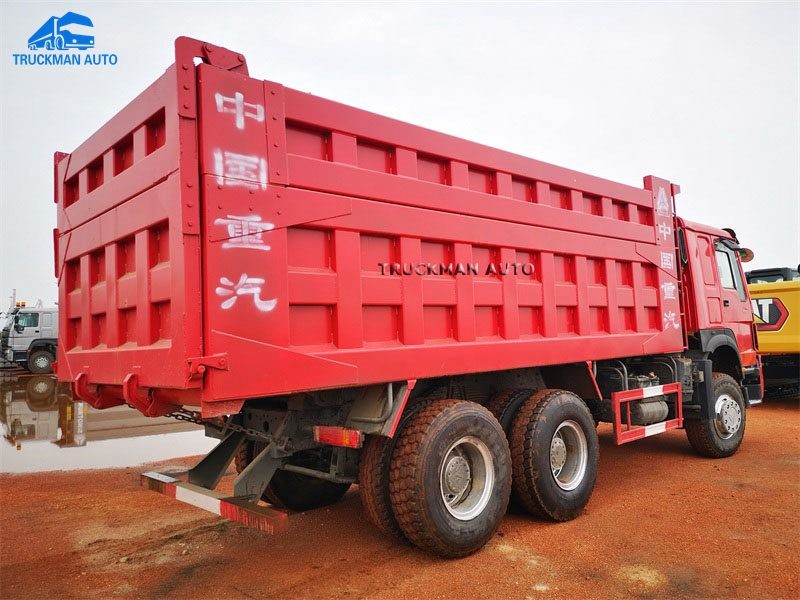 19.32m3 375HP SINOTRUK Tipper Truck With Short Mileage