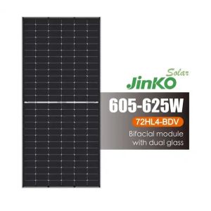 China Bifacial Solar Pv Module Panels Jinko Tiger Neo N Type JKM605-625N-78hl4-Bdv With Dual Glass on sale