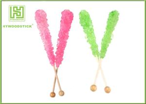  Craft Ideas Decorative Popsicle Sticks , Natural Wood Color Candy Floss Sticks Sterile Manufactures