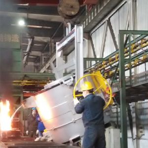 China Manual / Automatic Heating Aluminium Alloy Crucible Furnace 220V on sale