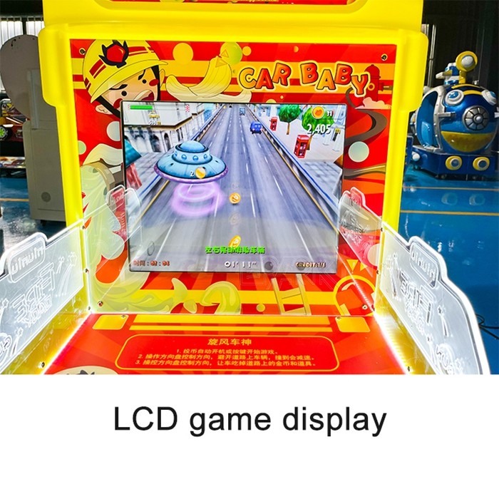 80W Coin Operated Car Baby Racing - Whirlwind Car God Racing Game Machine