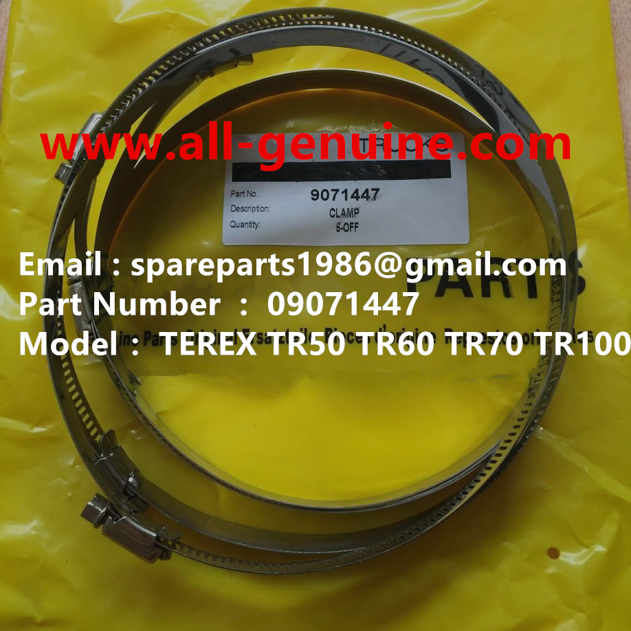 TEREX 09071447 CLAMP OFF HIGHWAY NHL MINING DUMP TRUCK TR35 TR50 TR60 TR100 3305B 3305F 3303 3307 TR45 TR70 MT4400
