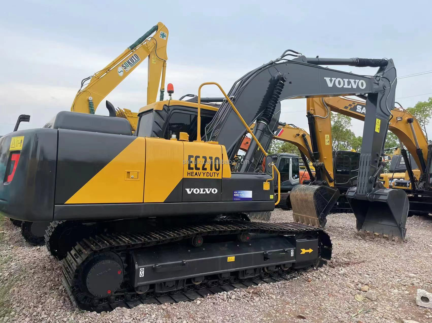 Original Japan Used Crawler Hydraulic Excavator VOLVO EC210 Machinery