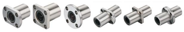 LMF12LUU Flange Sliding Bearing with Durable Plastic Cage High Speed and Long Life