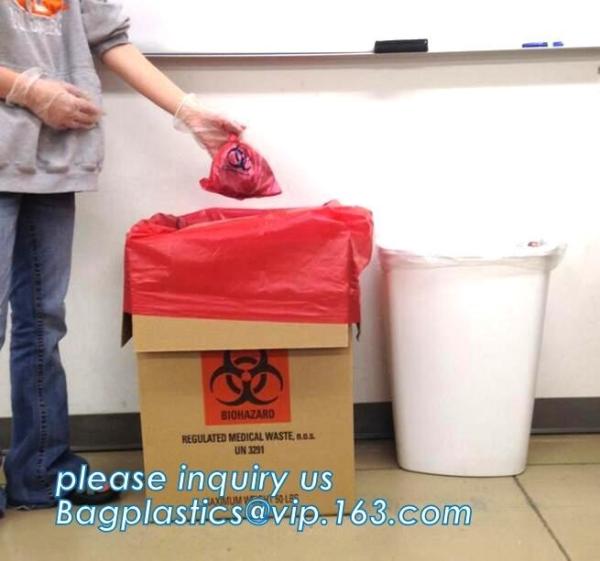 Biodegradable Medical Biohazard Waste Bag- Cheap Price, LDPE Medical Biohazard
