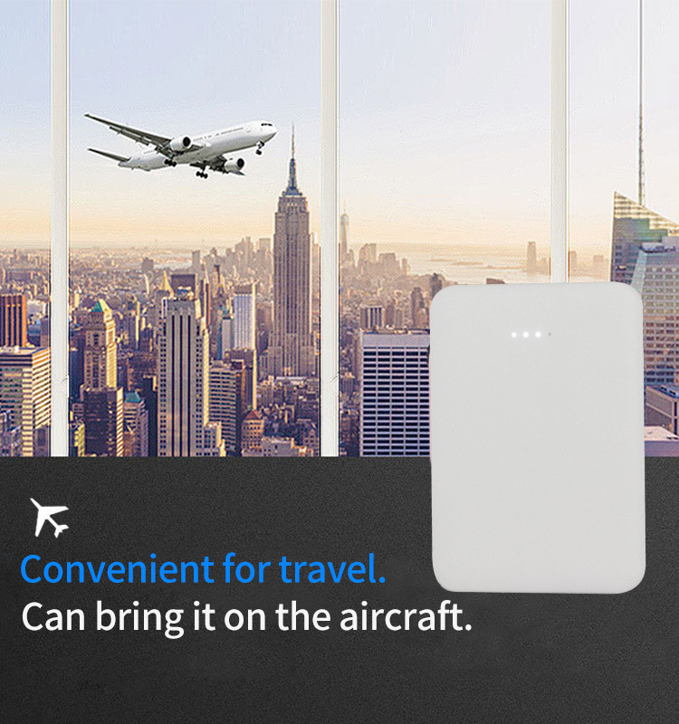 5000mAH Mini Portable Power Bank with Dual USB Port and Woven Parttern
