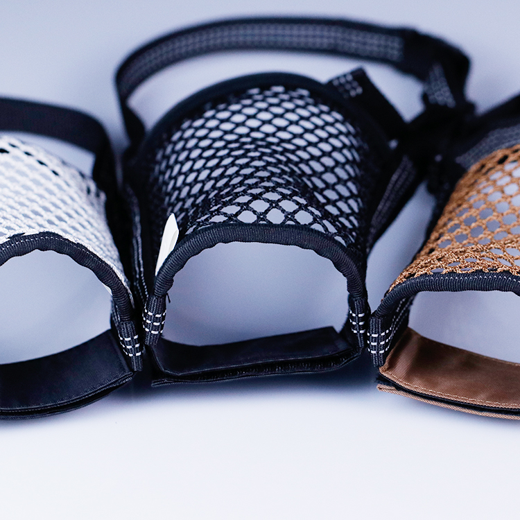 Reflective Nylon Mesh Dog Muzzle Custom Painted Logo Anti Barking