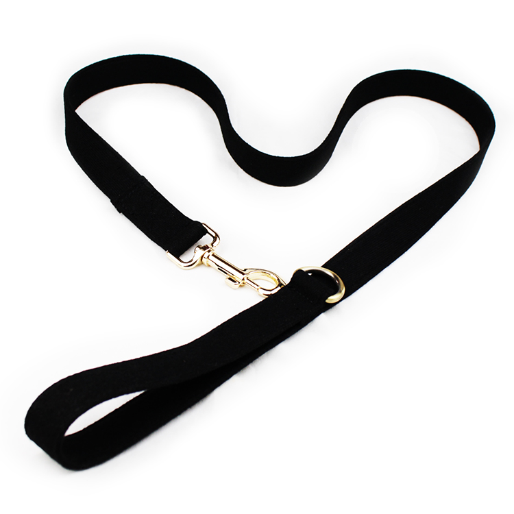 Custom Nylon Dog Leash / Printed Logo Luxury Padded Decorative Velvet Dog Leash