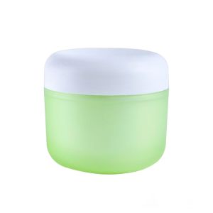 China All Matt PP Plastic Cream Jar with 100% Fresh PP Material and Double Layer Design for Cosmetic Packaging on sale