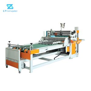 Hand Feeding 7 Layer Box Folding And Gluing Machine Stitching Machine