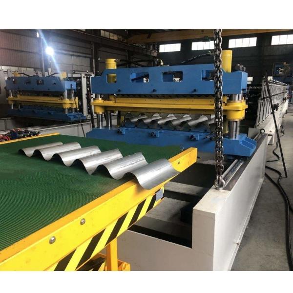 Corrugated Metal Double Layer Roof Panel Roll Forming Machine High Speed 30M /