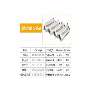 Comb Coil Strip Punching Binding Machine Office 4 In 1 Wire 3:1 2:1 Muti