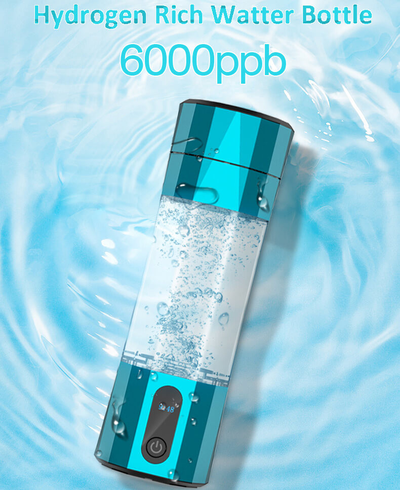Household Lightweight Hydrogen Health Bottle 9000ppb Usb Charging