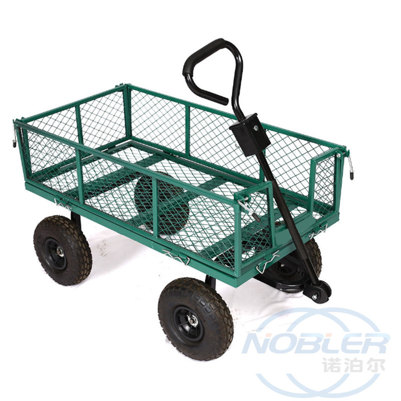 Exquisite Garden Cart Series Of Green Plant Potted Moving Cart Light And Convenient