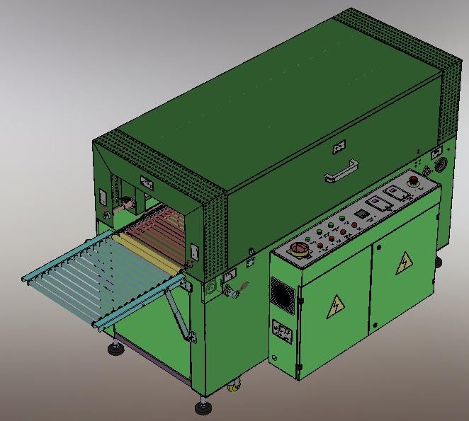 POF PVC Film Heat Tunnel Shrink Wrap Machine Automatic Industrial L Type