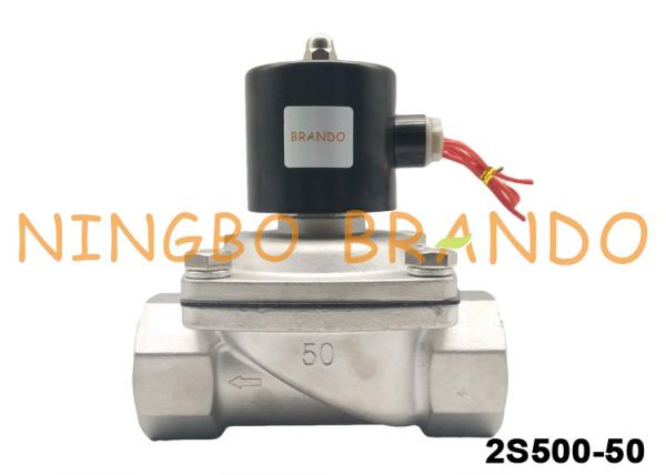 Direct Acting NC 2/2 Way Stainless Steel Solenoid Valve Water Treatment Valve