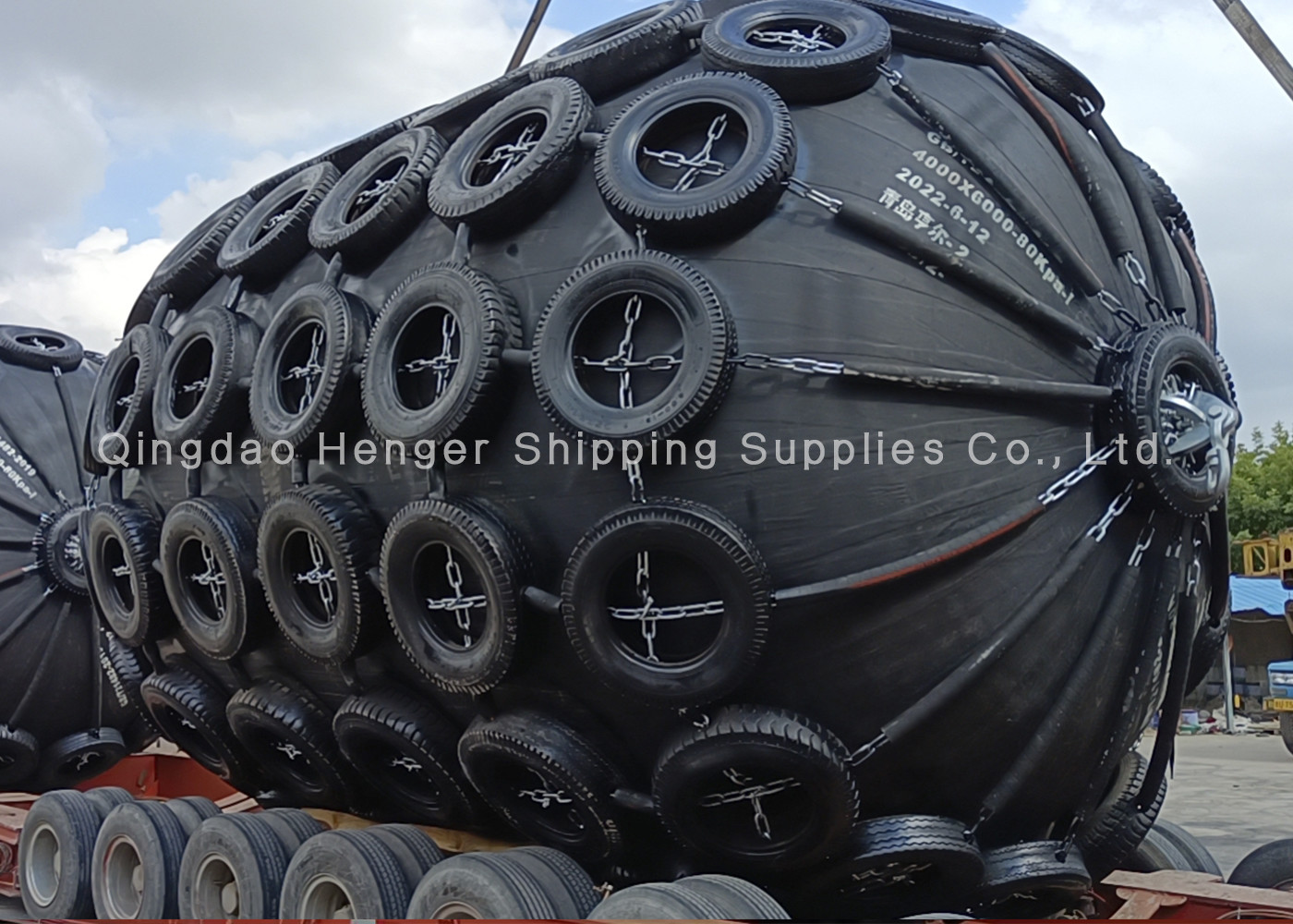 Docking ship yokohama type high energy absorption Low Reaction Marine Pneumatic Fender