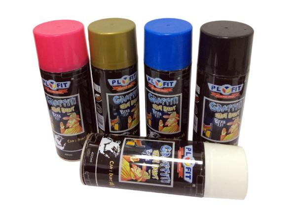 Fluorescent Colorful Graffiti Spray Paint 100% Acrylic Resin For Festive