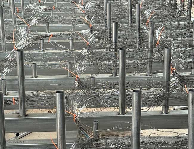 Entanglement Capture Invisible Border Defense Tank Barrier Wire Mesh