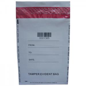  Plastic Security Tamper Evident Bag Document Courier Bag For Transportation Manufactures