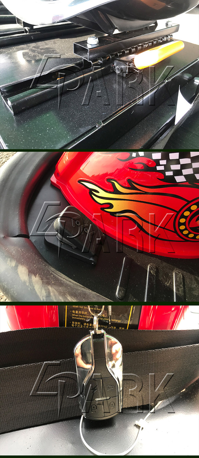 Battery Ride - On Amusement Car Panyu Kids Go Kart Size 150*145*85CM