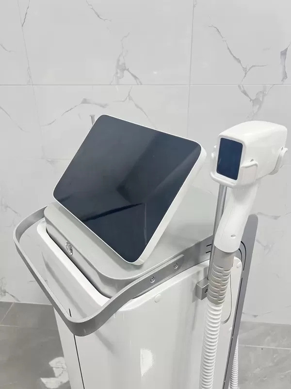 Stationary Painless Commercial Laser Hair Removal Machine With 2 Cooling Fans