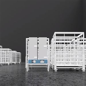 600mm/S Lifting Vision Navigation Forklift Robot For Logistics