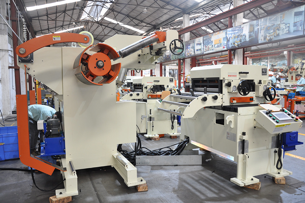 Auto Stamping Punching Machine 3 in 1 Feeder Straightener Rack Coil Handling Equipment