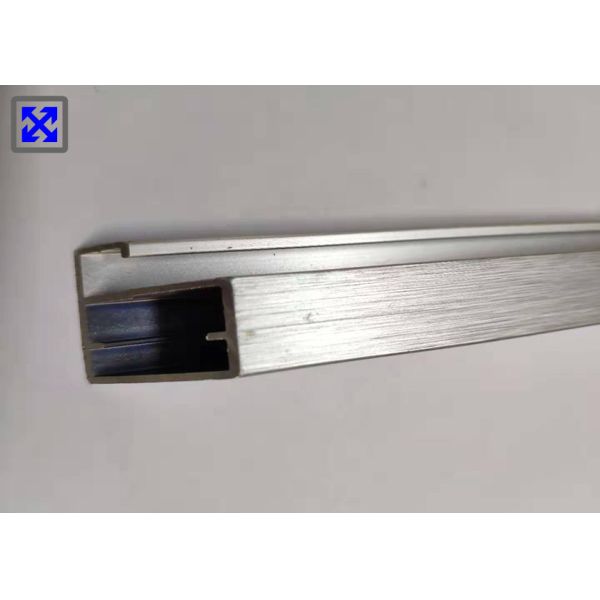 Quality Brushing Silver Anodized Industrial Aluminum Profile Deep Processing for sale
