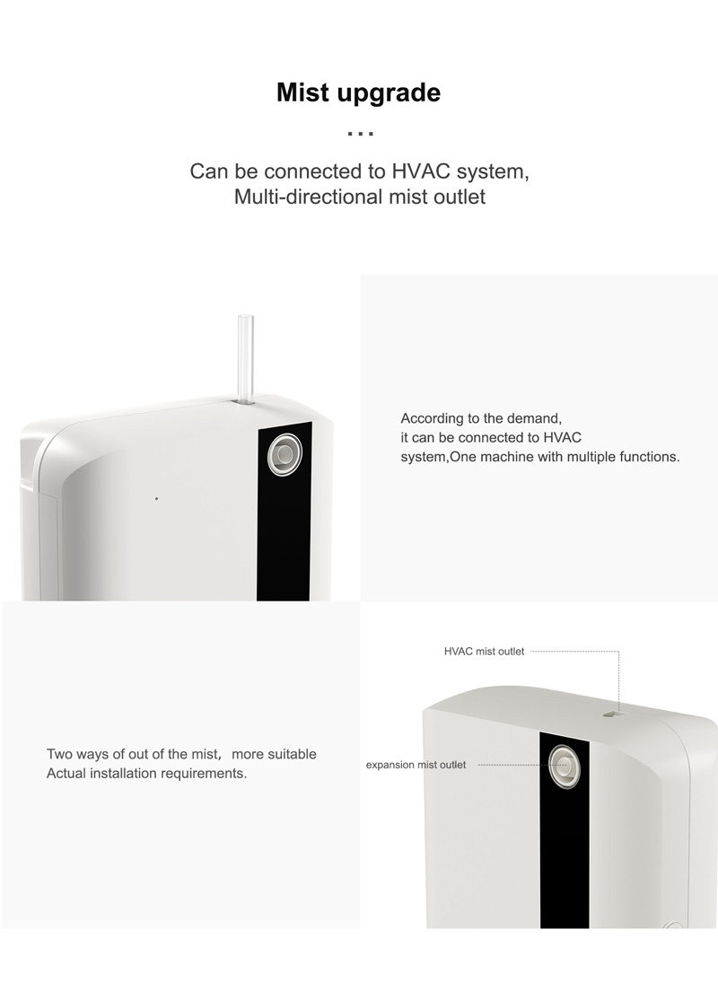 HOMEFISH 500ml Smart Scent Air Machine HVAC Oil Diffuser DC 12V