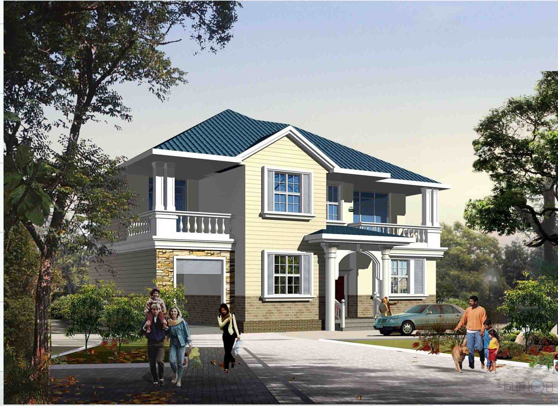 Modern Prefab Villa Light Gauge Steel House Light Steel