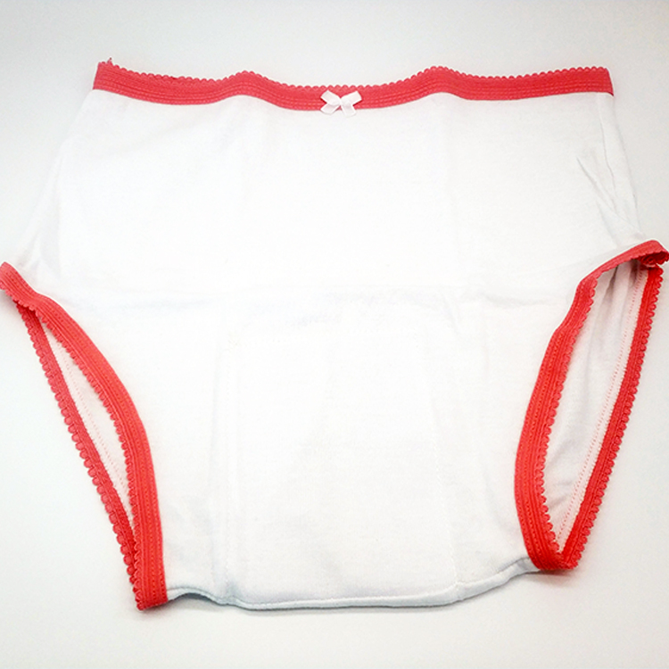 100% Cotton Washable and Reusable Protective Brief Insertion Pocket Incontinent Pants