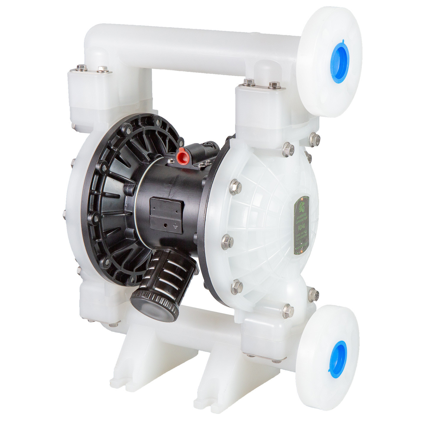 1-1/2" Air Operated Diaphragm Drum Pump Material Plastic Wastewater