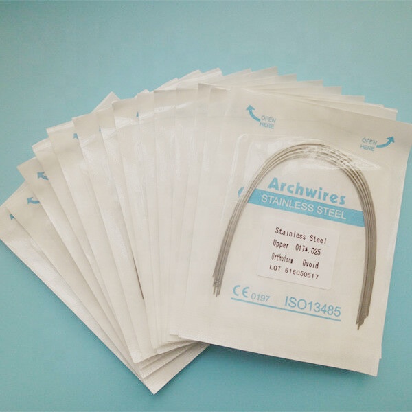 Dental Orthodontic Elastics Chain Ligature Braces Wires 0.018 0.020