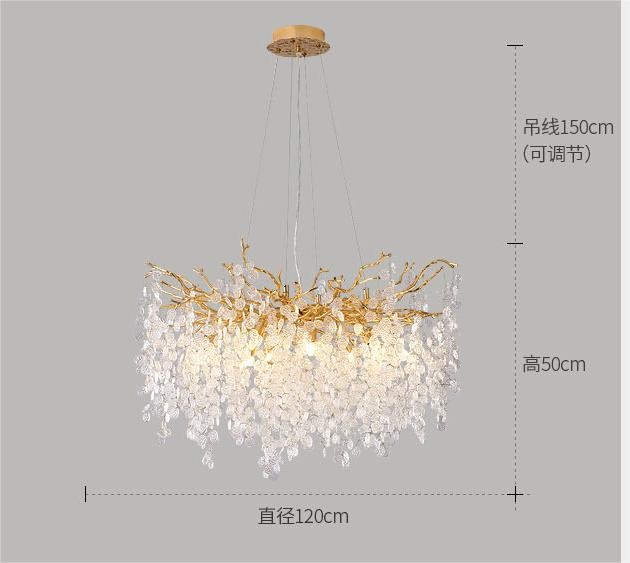 Modern Luxury Commercial Chandeliers Lighting Soft And Not Dazzling