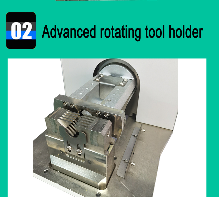 Air Pressure 0.5-0.7Mpa Wire Rotary Blade Automatic Stripping Machine for Coaxial Cables