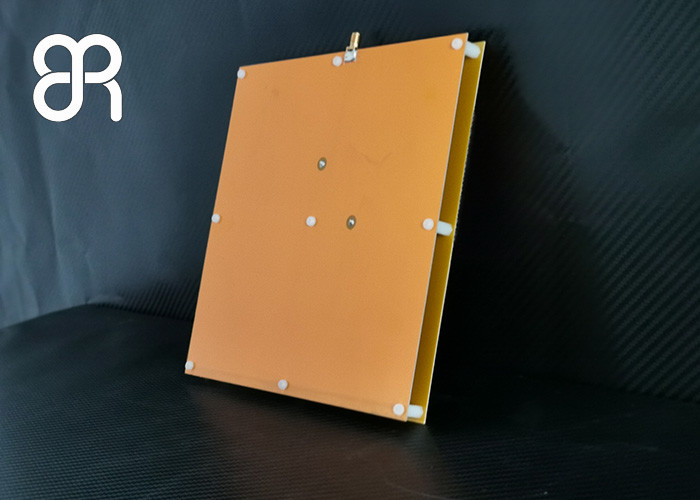 Slim 8dBic Long Distance Rfid Antenna Plastics FR4 Material With UHF Card Reader