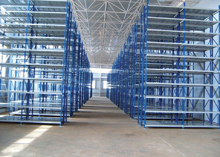 Warehouse Steel Medium Duty Storage Rack With Upright Fram And Beams OEM Service