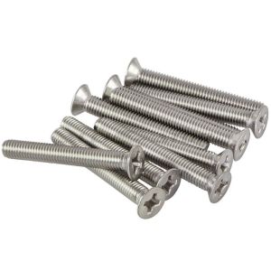 Din965 Countersunk Head Bolt M16 Zinc Plated Screws Coarse Thread