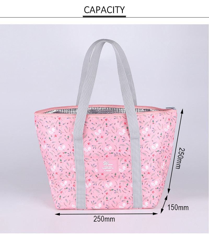 Large Capacity Classic Oxford Insulated Thermal Cooler Bag