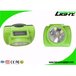 OLED Screen Rechargeable LED coal Headlamp Water Resistant With 14 - 16hours
