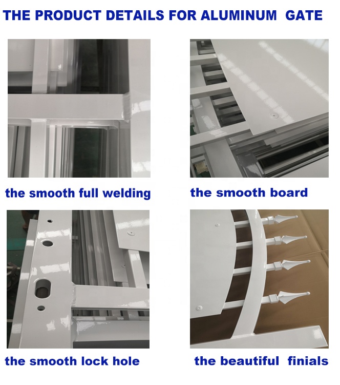 Decorative Stair Handrail Ornamental Aluminum Fence Welded Powder Coated