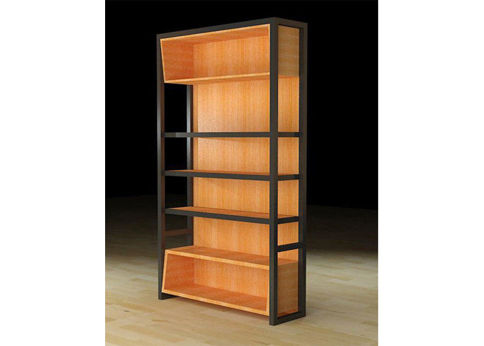 Light Duty Wooden Display Cabinets , Wall Hanging Display Case For Retail Store