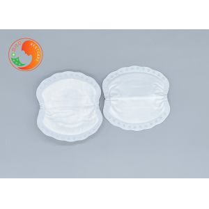  Ultra Thin Milk Bra Pads Cotton 3D Contoured Shape For Maternity Manufactures