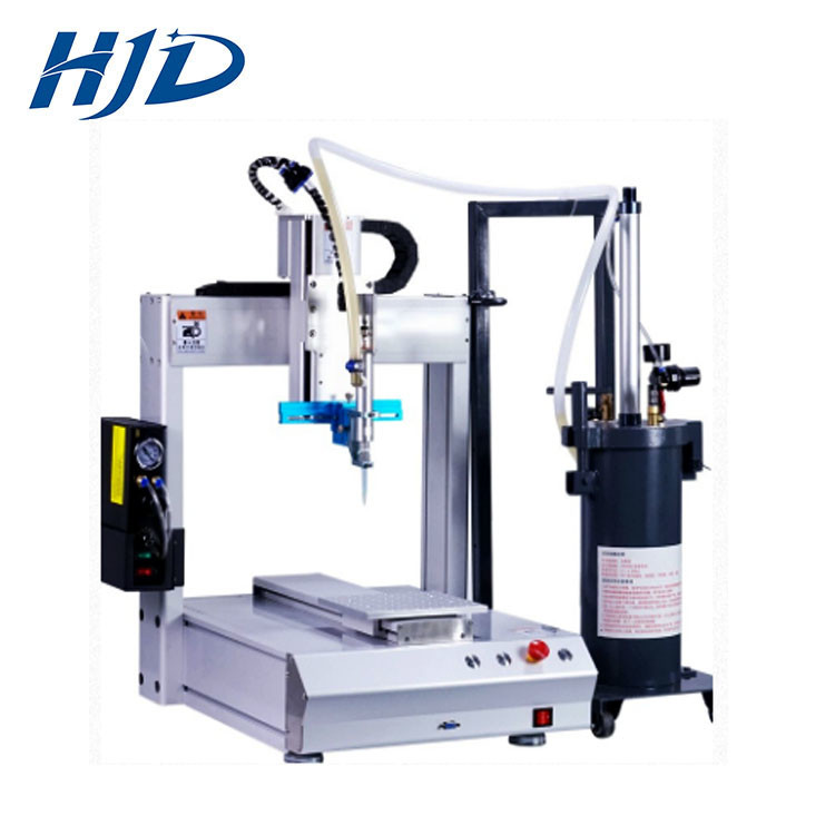 Desktop Silicone Dispensing Machine PLC Control For Small PCB Electronics
