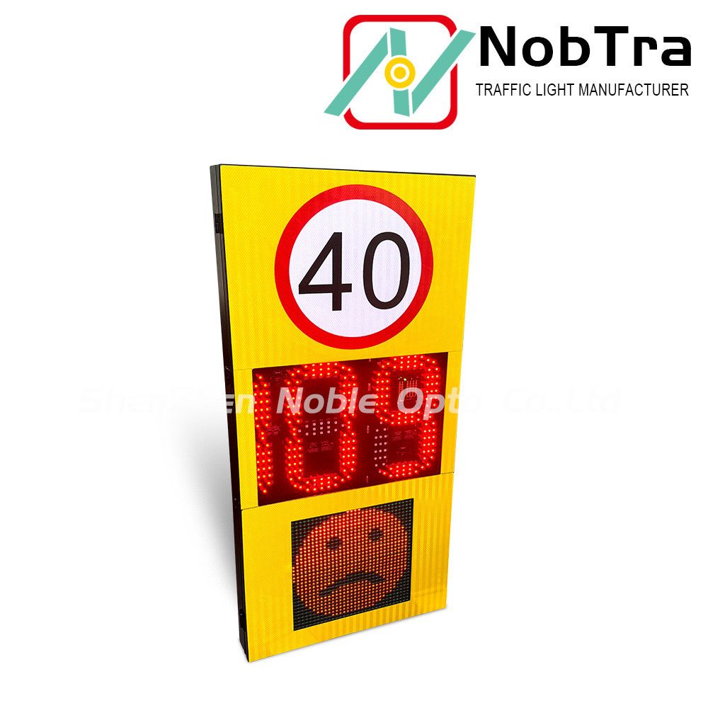 Outdooor Application Aluminium Board Traffic Speed Limited Sign With IP54 Waterproof