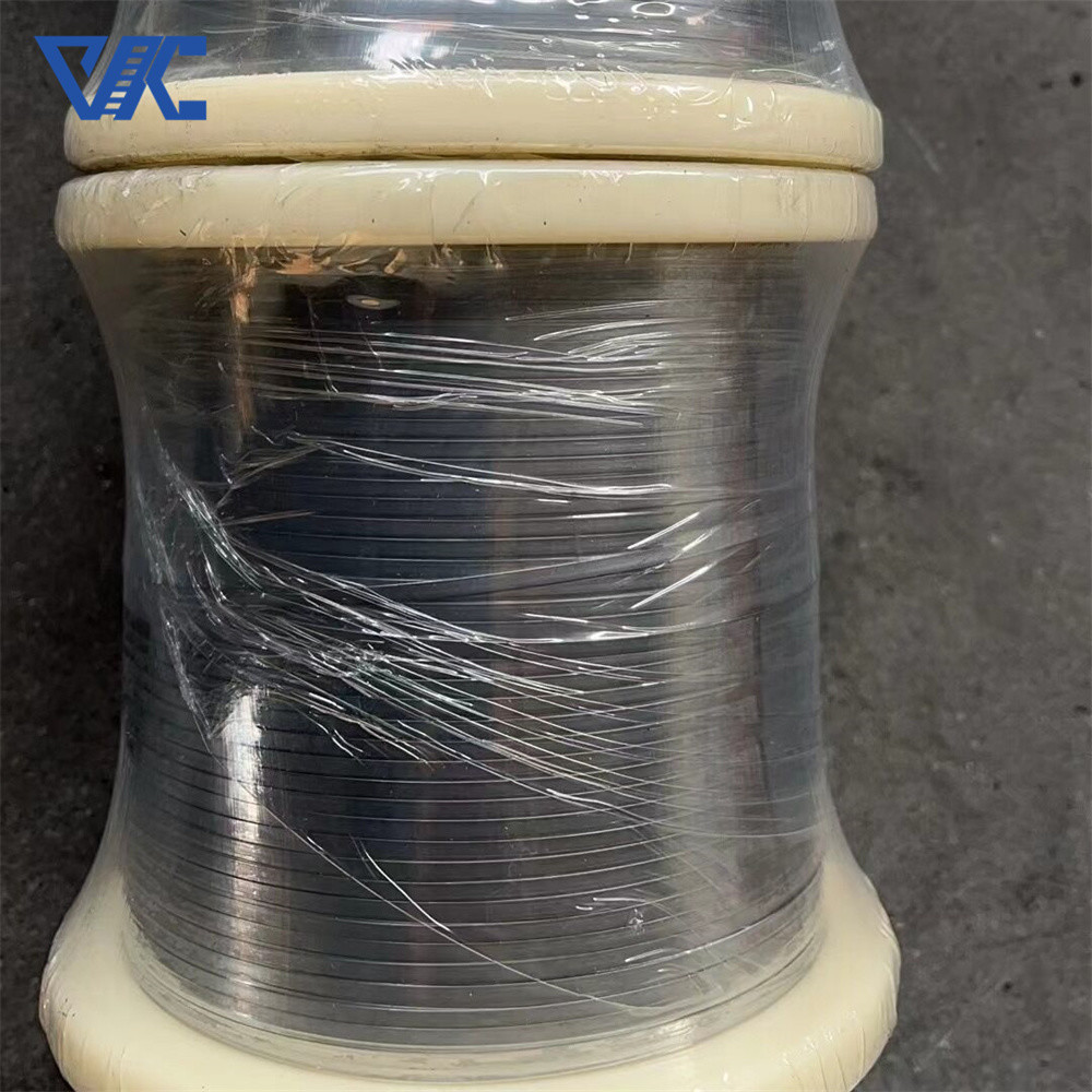 637MPA Antioxidant Cr10Ni90 Nickel Chromium Flat Wire In Resistance Heating Elements