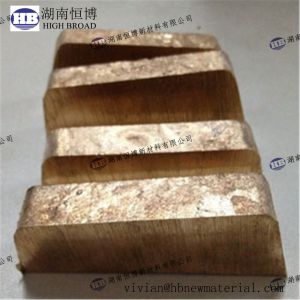  ISO CuTi50 Copper Titanium Master Alloy Improve Alloy Manufactures